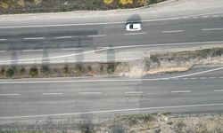 Gaziantep Karayolunda Fay Hattı İzleri