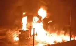 Gaziantep TAG Otoyolu’nda Tır Yangını