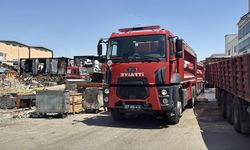 Alevlere İtfaiyeden Hızlı Müdahale
