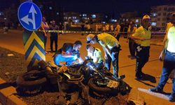 Nizip’te İki Motosiklet Kafa Kafaya Çarpıştı