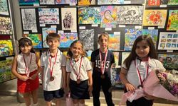 Minik Ressamlar Gaziantep’e Gurur Yaşattı