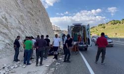 Kontrolden çıkan motosiklet devrildi: 1 yaralı