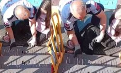 Parkta yürekleri ağza getiren olay