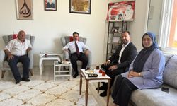 Şehit babasına vefa ziyareti