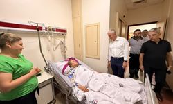 Başkan Tahmazoğlu'ndan hastalara moral ziyareti