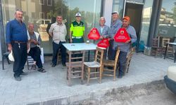 Gaziantep'te traktör sürücüsüne güvenli tarım eğitimi