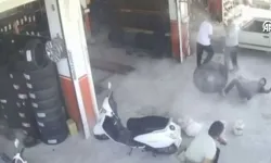 Gaziantep’te lastik bomba gibi patladı