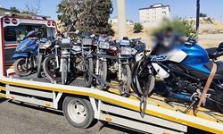 Gaziantep'te Motosiklet Sürücülerine Ceza