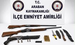 Gaziantep'te ruhsatsız silah operasyonu
