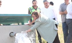 Fatma Şahin İlk Tuşa Bastı: Tarlalar Suyla Buluştu