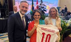 Necla Güngör Kıragası Brezilya resepsiyonuna katıldı