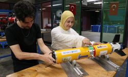 Gaziantepli öğrenciler su altı roketiyle üçüncü oldu