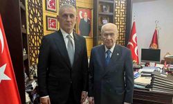 Hacıosmanoğlu, Bahçeli ile bir araya geldi