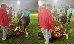 Sahada Korku Dolu Anlar: Hakem Doktorun Dikkati Hayat Kurtardı