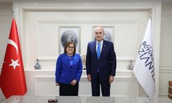 TBMM Başkanı Kurtulmuş Fatma Şahin İle Buluştu