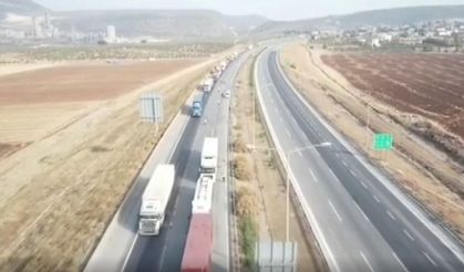 Gaziantep'te dron destekli trafik denetimi! İşte o anlar...