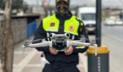 Dron Destekli Uygulamada Sürücülere Ceza Yağdı