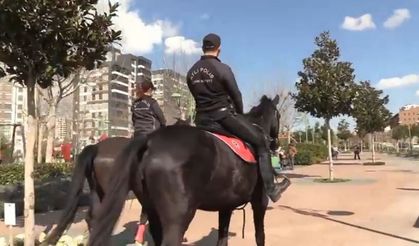 Gaziantep’te Atlı Polisler Göreve Başladı! İşte O Renkli Görüntüler..