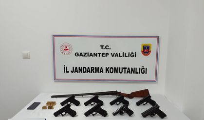 Gaziantep’te Jandarmadan Mercek Operasyonu! Resmen Cephanelik Ele Geçirildi!