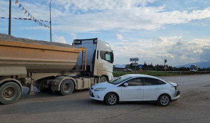 Tır Sürücüsünün Ani Freni Faciayı Önledi