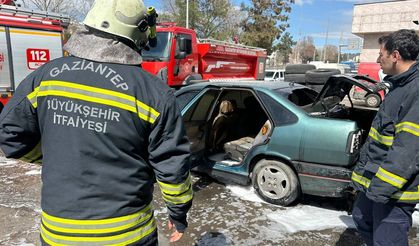 Gaziantep’te Faciadan Dönüldü! LPG Tüpü Bomba Gibi Patladı