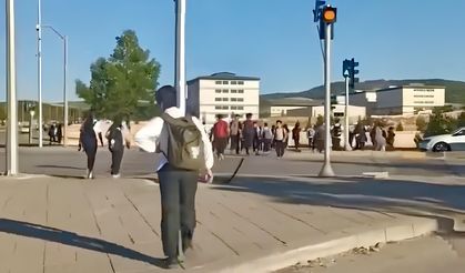 Gaziantep'te öğrencilerin tehlikeli yolculuğu