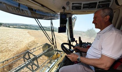 Şahinbey Belediyesi’nin Dağıttığı Arpalarda Hasat Sevinci Yaşanıyor