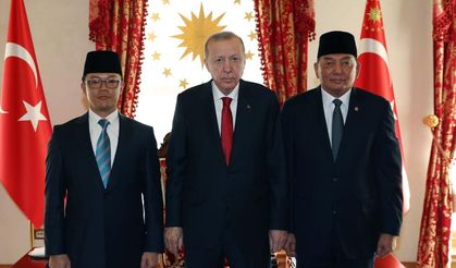 Erdoğan, Endonezyalı Bakanları Kabul Etti