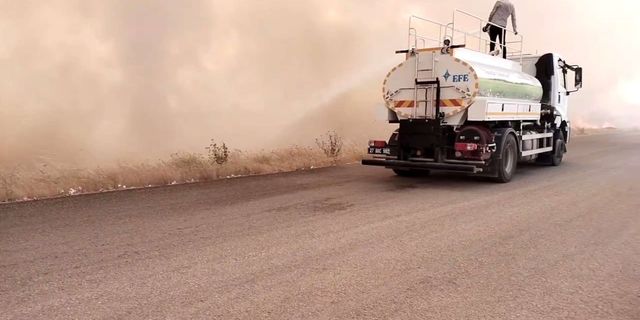 Gaziantep'te Çiftçilerin Emekleri Kül Oldu