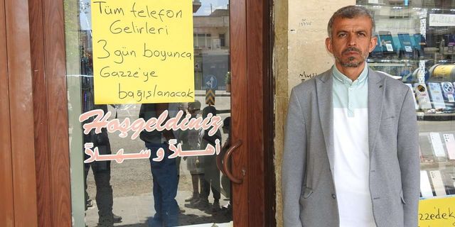 Gaziantep’te O Dükkanın Tüm Geliri Gazze’ye Gidecek!