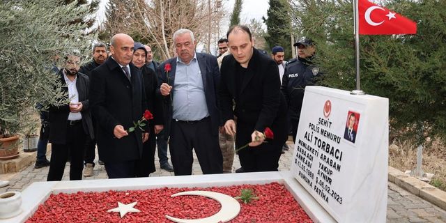 Deprem Şehidi Unutulmadı