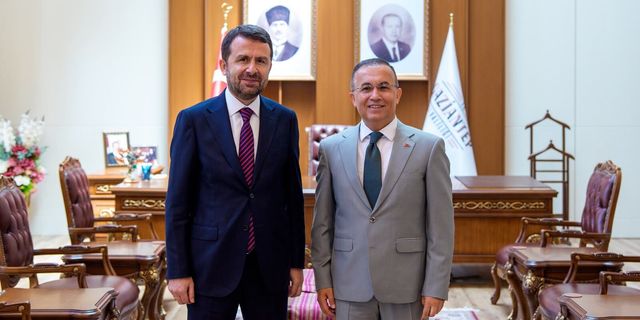 Abdulkadir Çay'dan Vali Kemal Çeber'e Ziyaret