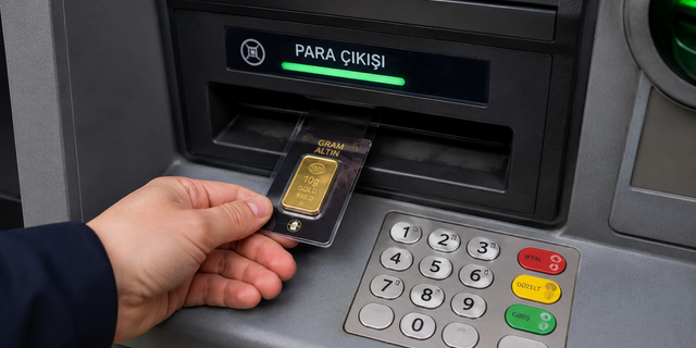 Gram Altın Artık ATM'den Alınabilecek