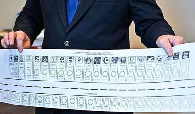 35 Parti Yerel Seçimlerde Yarışacak! İşte Oy Pusulasındaki Sıralamalar!