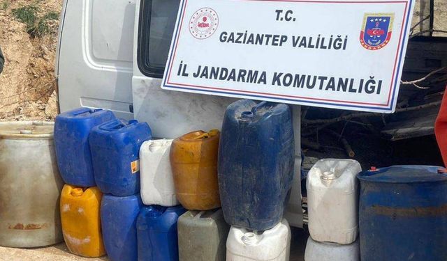 Gaziantep'te Akaryakıt Hırsızları Suçüstü Yakalandı