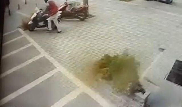 Gaziantep’te motosiklet hırsızlığı kameralara yansıdı! İşte o görüntüler