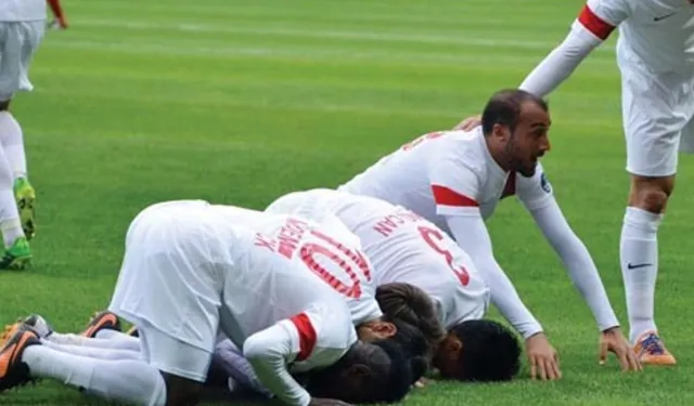 Gaziantepspor'da ilginç gol sevinci