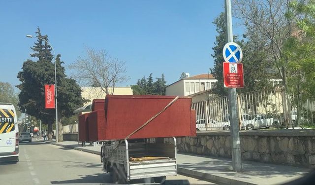 Gaziantep'te Trafiği Tehlikeye Düşüren Yolculuk