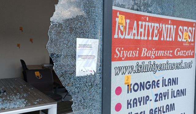 Gaziantep'te yerel gazete bürosuna silahlı saldırı