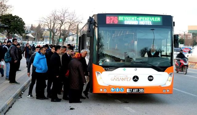 Gaziantep’te ulaşım ücretsiz mi?