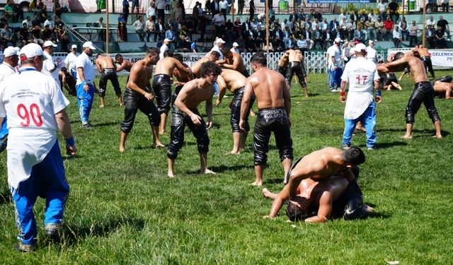 Şahinbey, yağlı güreşlerine ev sahipliği yaptı