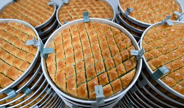 Gaziantepli baklavacılardan yoğun mesai