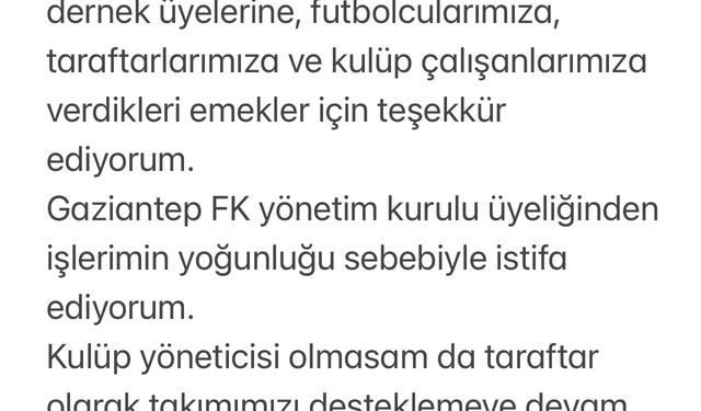 Gaziantep FK'de kaç futbolcunun sözleşmesi bitti