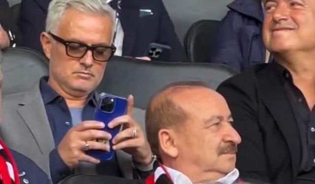 Yılmaz ve Jose Mourinho bir arada