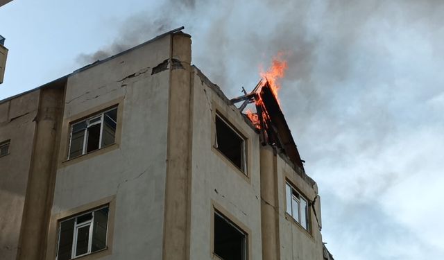 Gaziantep'te korkutan yangın