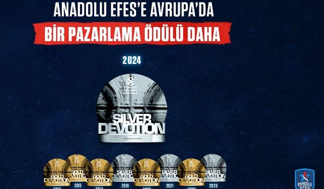 Anadolu Efes'e bir ödül daha