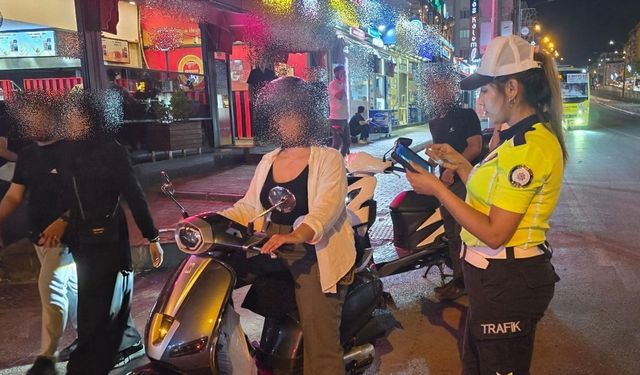Gaziantep'te motosiklet sürücülerine ceza yağdı