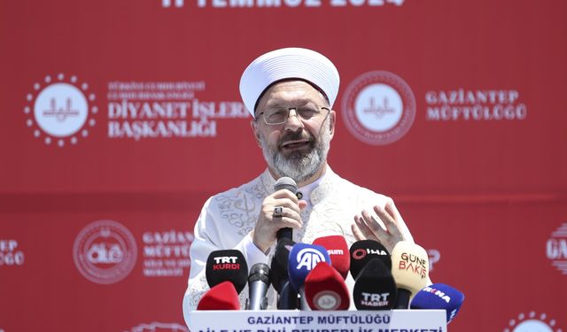 Diyanet İşleri Başkanı Erbaş’tan Gaziantep’te flaş açıklamalar…