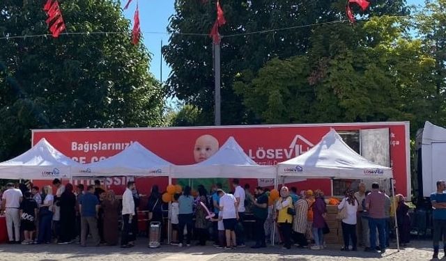 LÖSEV İyilikler Tırı, Gaziantep'e umut taşıyor