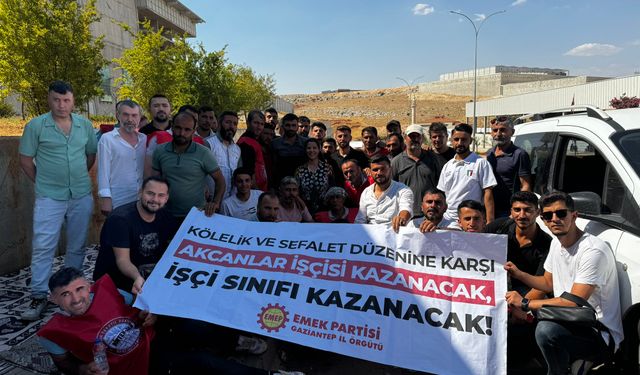 Milletvekili Karaca’dan Akcanlar işçilerine destek